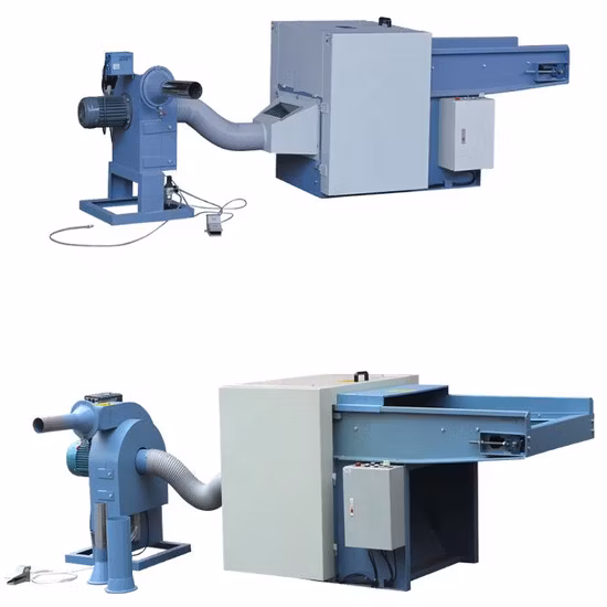 Automatic Fiber Pillow Cushion Stuffing Filling Making Machine Goose Down Feather Foam Sponge Toy Stuffer Production Line