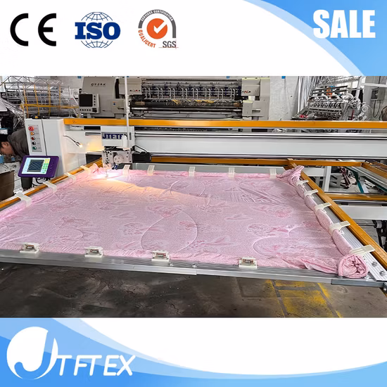 Automatic Computerized Single Multi Needle Shuttle Textile Stitching Quilting Machine